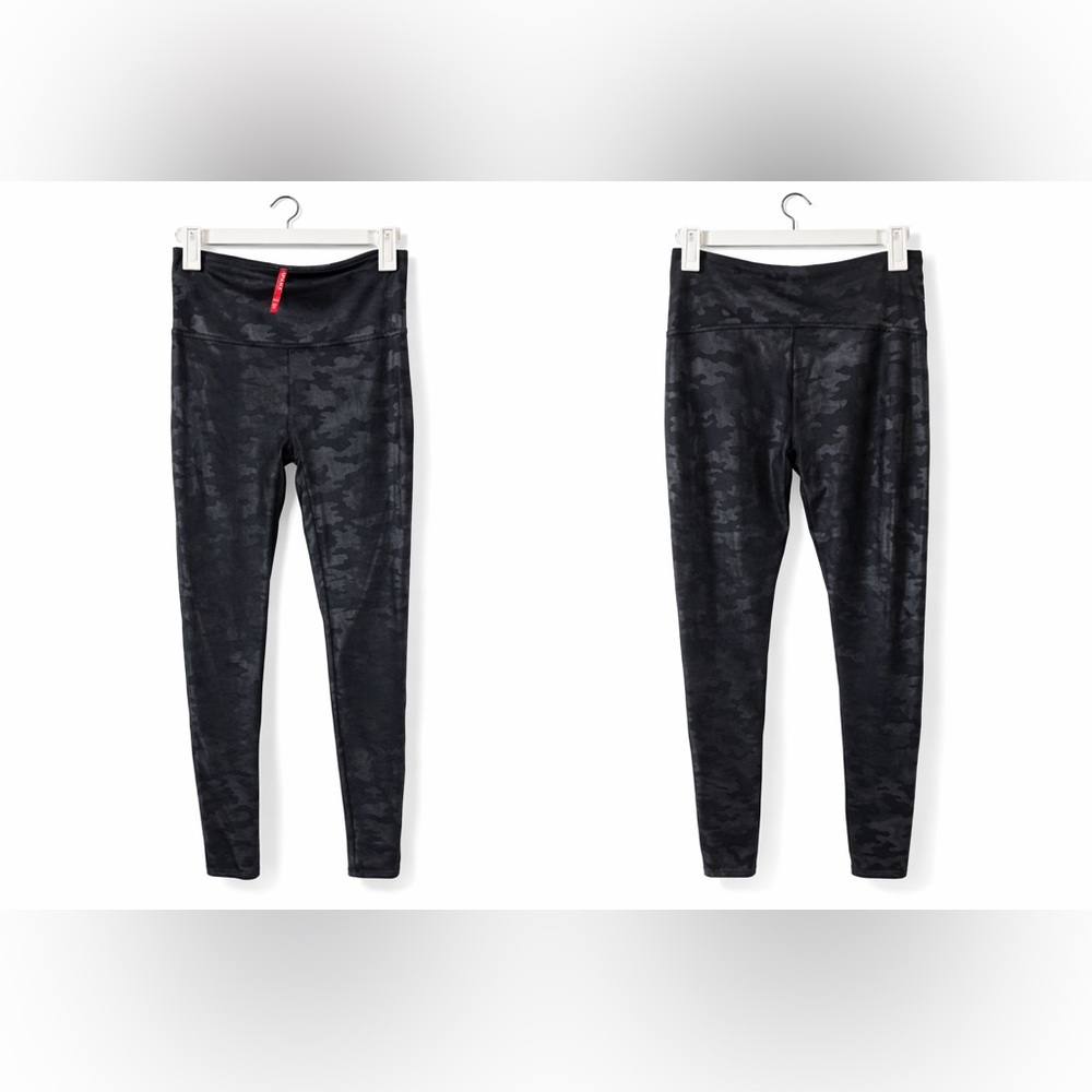 SPANX Black Camouflage Leggings